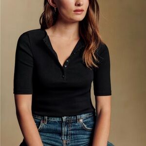 Sezane Theodora T-Shirt - Black